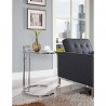 Pack FIONA, 2 sillones, 1 sofá de 3 plazas y mesa baja, polipropileno marrón, cojín beige