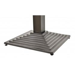 Base de mesa ELBA, negra, base de 44x44 cms, altura 72 cms (Pack de 2 unidades)