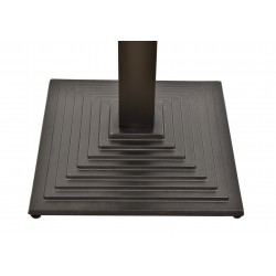 Base de mesa ELBA, negra, base de 44x44 cms, altura 72 cms (Pack de 2 unidades)