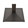 Base de mesa ELBA, negra, base de 44x44 cms, altura 72 cms (Pack de 2 unidades)