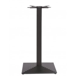 Base de mesa TIBER, alta, negra, base de 55 x 44 cms, altura 110 cms (Pack de 2 unidades)