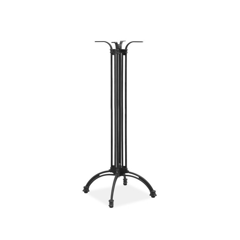 Base de mesa EIFFEL NEW, alta, aluminio, negra, altura 108 cms (Pack de 2 unidades)