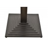 Base de mesa ELBA, alta, negra, base de 44 x 44 cms, altura 110 cms (Pack de 2 unidades)