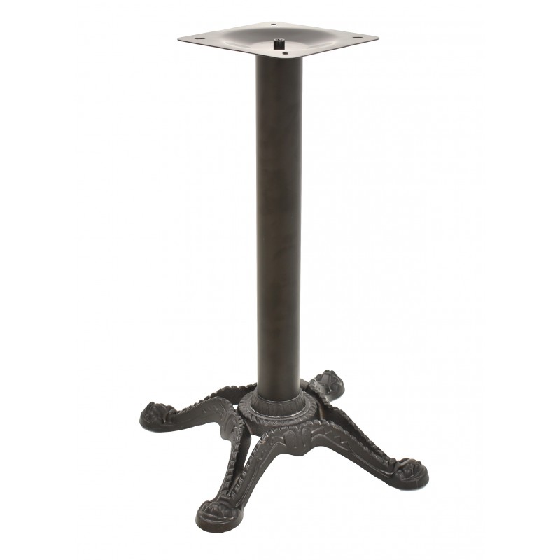 Base de mesa RÓDANO, fundición, negra, base de 58 x 58 cms, altura 75 cms (Pack de 2 unidades)