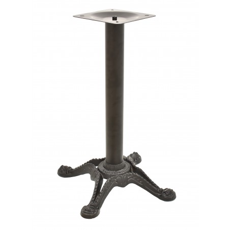 Base de mesa RÓDANO, fundición, negra, base de 58 x 58 cms, altura 75 cms (Pack de 2 unidades)