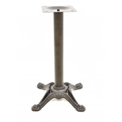 Base de mesa RÓDANO, fundición, negra, base de 58 x 58 cms, altura 75 cms (Pack de 2 unidades)