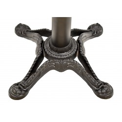 Base de mesa RÓDANO, fundición, negra, base de 58 x 58 cms, altura 75 cms (Pack de 2 unidades)