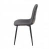 Sillón EG, fibra de vidrio, basculante, tapizado cachemir rojo