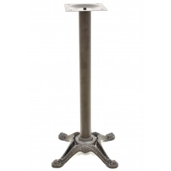 Base de mesa ELBA, negra, base de 44x44 cms, altura 72 cms (Pack de 2 unidades)