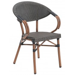 Sillón de oficina KIEV, fijo de patín, cromado, similpiel blanca (Pack de 2 unidades)