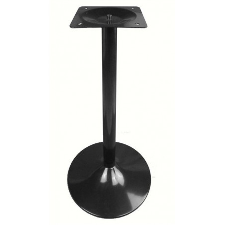 Base de mesa CRISS, alta, negra, base de 45 cms de diámetro, altura 110 cms (Pack de 2 unidades)
