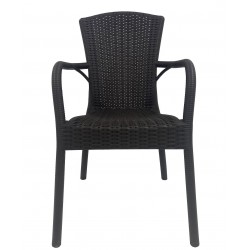 Mesa OTILIA NEW, alta, madera, tapa blanca de 60 cms