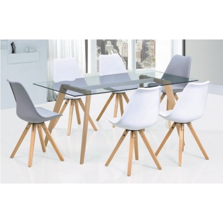 Mesa PANAMÁ ( M ), regulable en altura, abs blanco (Pack de 2 unidades)