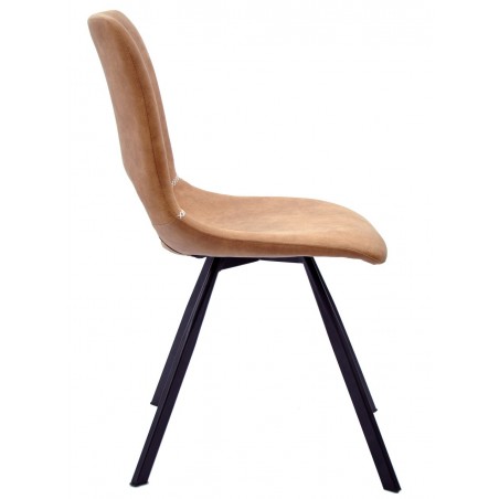 Mesa BERNIE (SU), alta, cromada, cristal 60 cms de diámetro