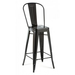Base de mesa RÓDANO, alta, negra, base de 58 x 58 cms, altura 110 cms (Pack de 2 unidades)
