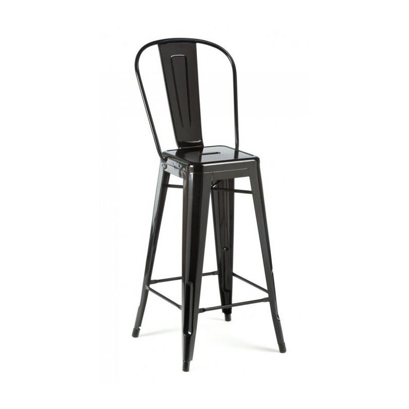 Base de mesa RÓDANO, alta, negra, base de 58 x 58 cms, altura 110 cms (Pack de 2 unidades)