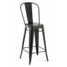Base de mesa RÓDANO, alta, negra, base de 58 x 58 cms, altura 110 cms (Pack de 2 unidades)