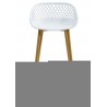Sillón de oficina AUSTRIA, alto, malla negra, asiento rojo