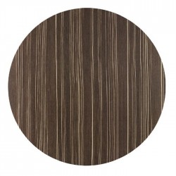 Tablero de mesa Werzalit Alemania, SAFARI BROWN 76, 70 cms de diámetro*.