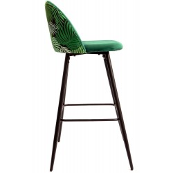 Silla TORRE 4P ( SU ), madera, polipropileno y cojín blanco (Pack de 4 unidades)