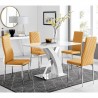 Silla CROSCAT (SU), madera, polipropileno blanco (Pack de 6 unidades)