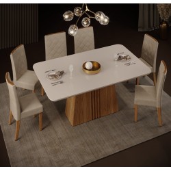 Silla TOWER PP, madera, polipropileno gris (Pack de 4 unidades)