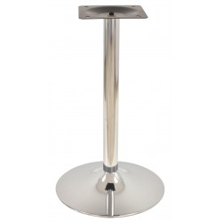 Base de mesa CRISS NEW, cromada, base 45 cms diámetro, altura 73 cms (Pack de 2 unidades)