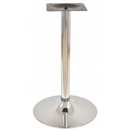 Base de mesa CRISS NEW, cromada, base 45 cms diámetro, altura 73 cms (Pack de 2 unidades)