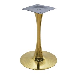 Base de mesa TULIP (TO), acabado dorado, base de 50 cms de diámetro, altura 70 cms...