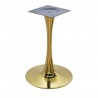 Base de mesa TULIP (TO), acabado dorado, base de 50 cms de diámetro, altura 70 cms (Pack de 2 unidades)
