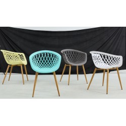 Sillón de oficina ODESA, alto, gas, basculante profundo, malla blanca