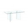 Mesa OTISH, cristal 180x90 cms