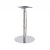 Base de mesa VERSALLES NEW, alta, dorada y negra, 43 cms de diámetro, altura 110 cms (Pack de 2 unidades)