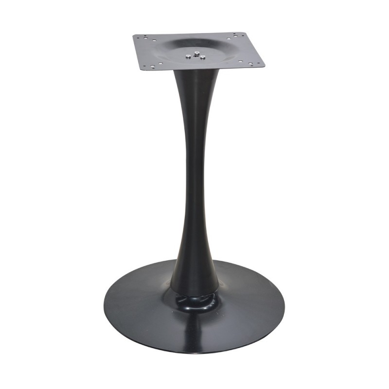 Base de mesa TULIP ( TO ), negra, base de 50 cms de diámetro, altura 70 cms (Pack de 2 unidades)