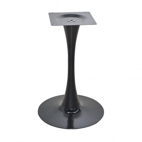 Base de mesa TULIP ( TO ), negra, base de 50 cms de diámetro, altura 70 cms (Pack de 2 unidades)