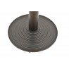 Base de mesa EBRO, alta, negra, 43 cms de diámetro, altura 110 cms (Pack de 2 unidades)
