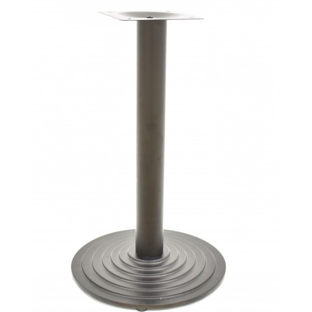 Base de mesa EBRO, negra, 43 cms de diámetro, altura 72 cms (Pack de 2 unidades)