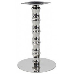 Taburete TOL, acero, madera, blanco (Pack de 4 unidades)