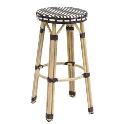 Base de mesa EIFFEL NEW, rectangular, aluminio, negra, altura 70 cms