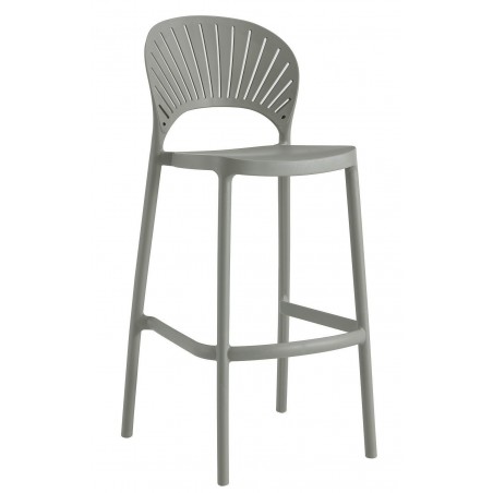 Sillón NORDIC (T), palo rosa, similpiel blanca