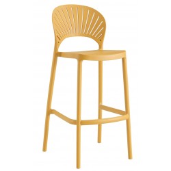 Sillón NORDIC (T), palo rosa, similpiel blanca