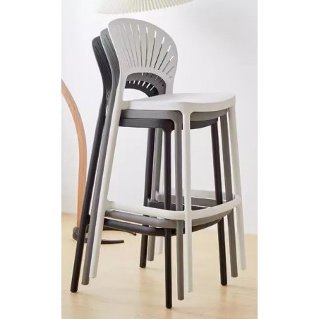 Sillón NORDIC (T), palo rosa, similpiel negra