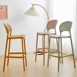 Sillón NORDIC (T), palo rosa, similpiel negra