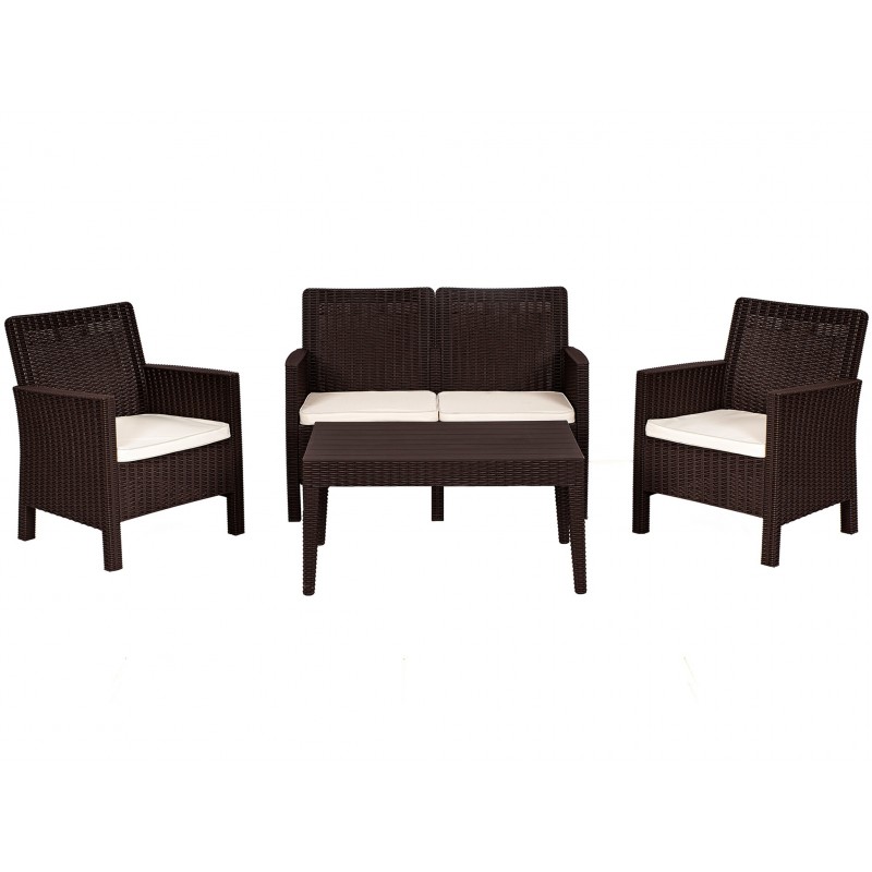 Sillón NORDIC (T), fresno, similpiel blanca