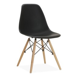 Sillón PAROS, apilable, aluminio, ratán marrón y gris (Pack de 4 unidades)