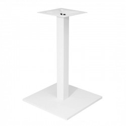 Base de mesa BEVERLY BL72, tubo cuadrado, blanca, base de 45 x 45 cms, altura 72 cms (Pack de 2 unidades)