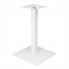 Base de mesa BEVERLY BL72, tubo cuadrado, blanca, base de 45 x 45 cms, altura 72 cms (Pack de 2 unidades)