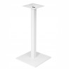 Base de mesa BEVERLY BL110, alta, tubo cuadrado, blanca, base de 45 x 45 cms, altura 110 cms (Pack de 2 unidades)