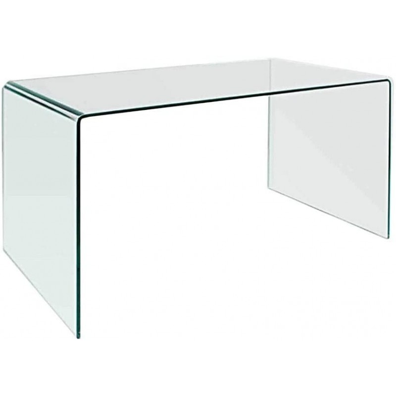 Mesa CONCORD NEW, cristal curvado, 150 x 80 cms