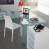 Sillón ALBENIZ, cromado, polipropileno blanco (Pack de 5 unidades)